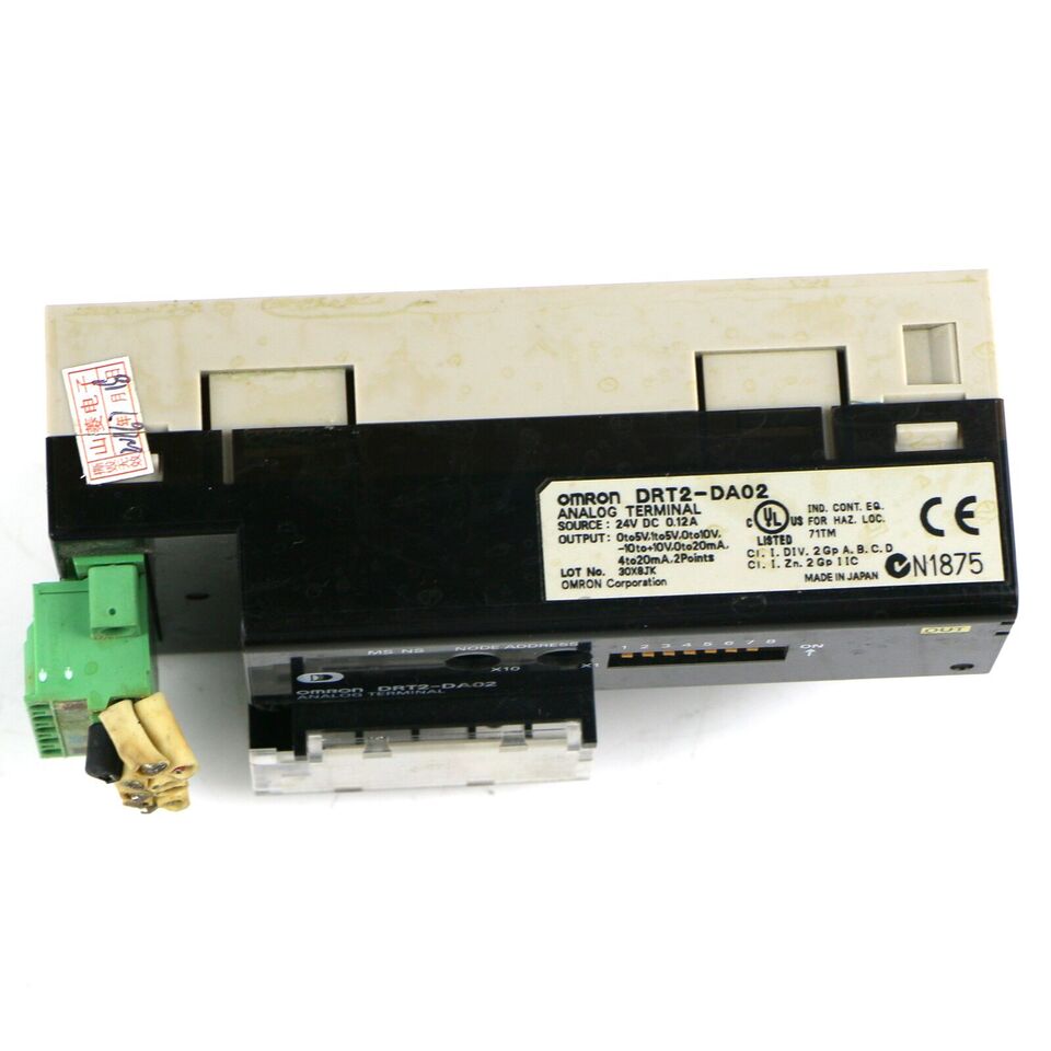used Omron PLC module DRT2-DA02 Tested It In Good Condition ...