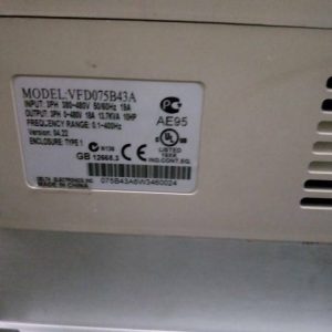 new  Delta VFD075B43A Inverter VFD075B43A
